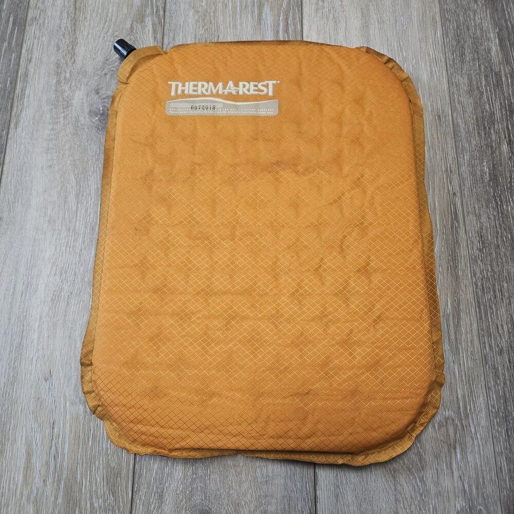 Thermarest Lite Seat Cushion Orange Stadium Pad On The Go Camping Outdoors